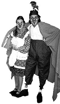 Wir sind "August & September" das Kindertheater Clowntheater Kinder Theater Sie spielen Kindertheater Kinderm&auml;rchentheater Kinderclowntheater auf B&uuml;hnen und Festivals