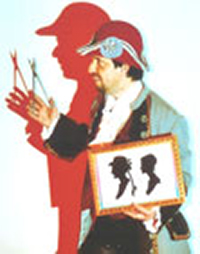 Schnellporträts, Scherenschnitte, Scherenschnitt-Porträts, Scherenschnittkünstler, Scherenschneider - Reinhold Stier