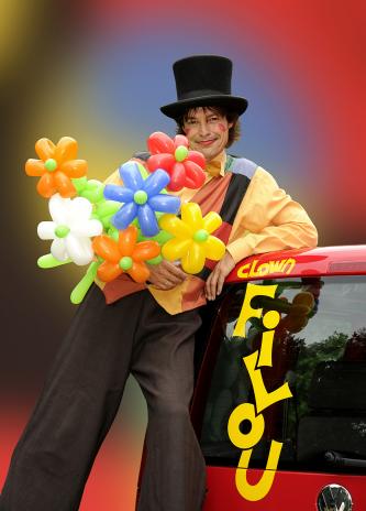 Mit Clown Filou den Augenblick genießen! DAS Highlight für Events jeder Art!  - Günter Von Der Linde