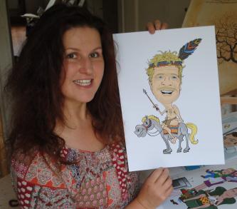 Schnellzeichnerin-Karikaturistin - Marion Stein