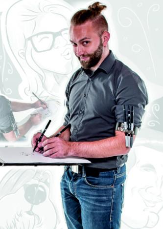 Karikaturist Schnellzeichner Clemens Steinhauer zeichnet mit beiden Händen!  - Clemens Steinhauer