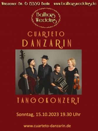 Tangokonzert mit Cuarteto Danzarín - Robert Bittner