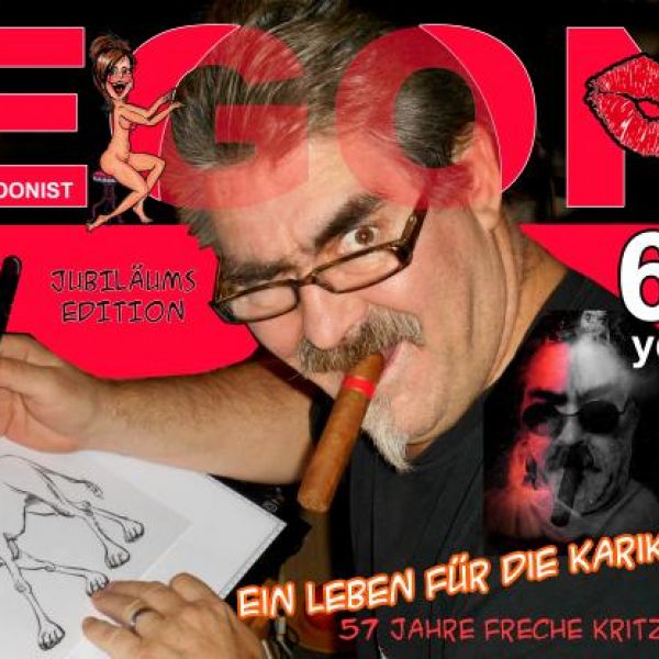 Cartoon Point Uckermark (CPU)  - Cartoonist Egon (Schnellzeichner) Scharfe