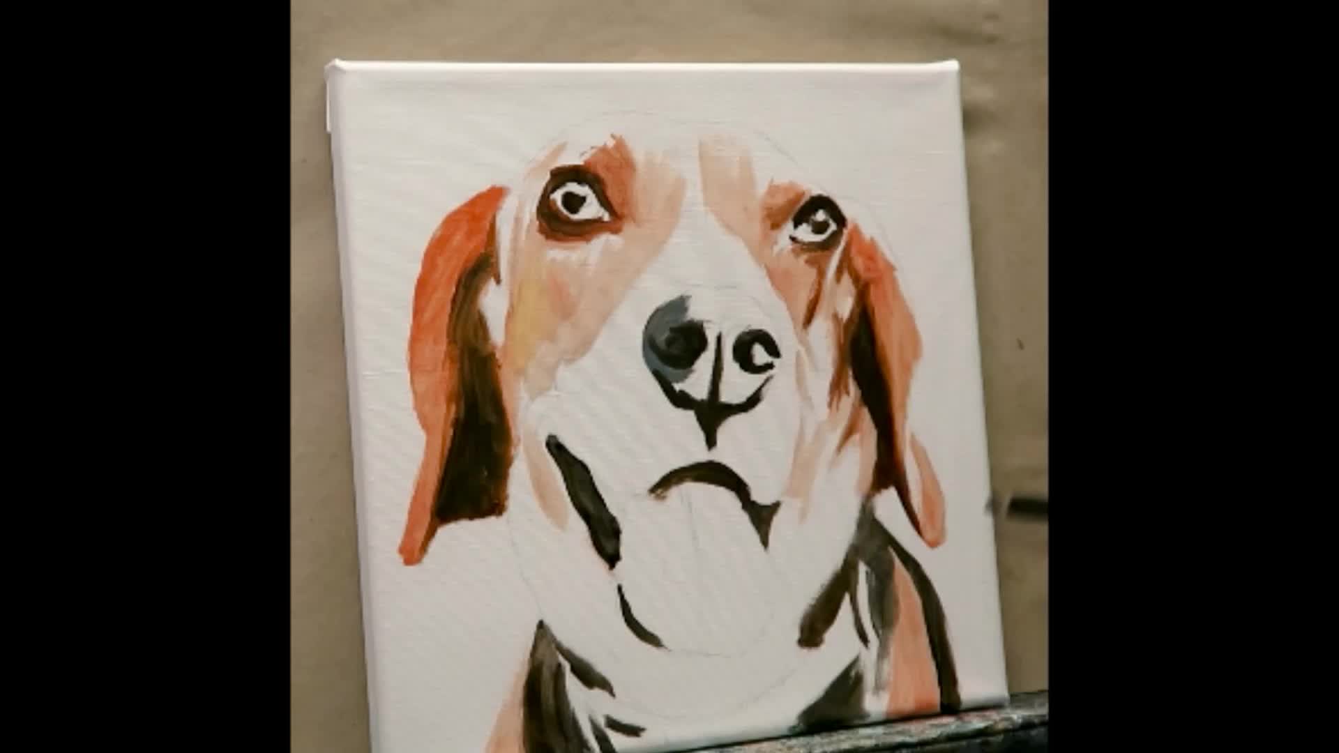 Paulo - Ein Hundeportrait, Malerei, Kunst, Tierbilder, Ölportrait