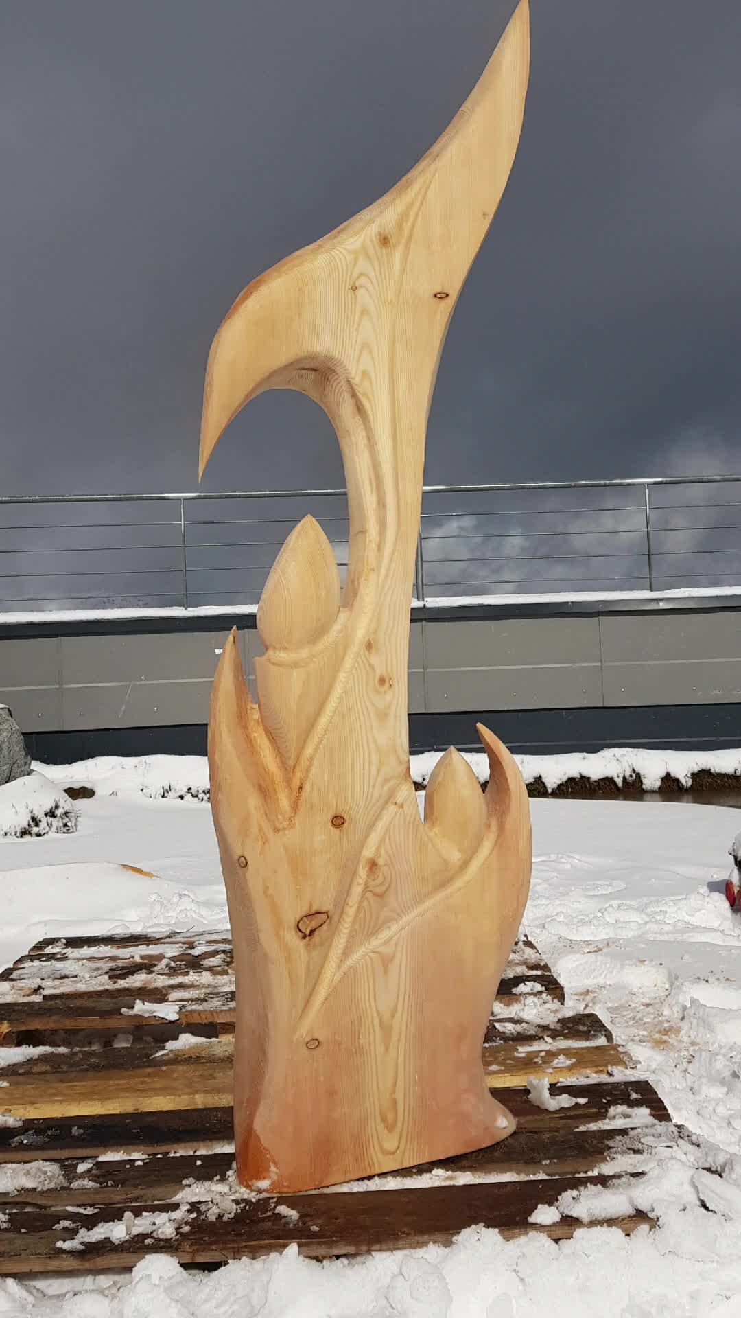 Beide fertigen Skulpturen in Fiss