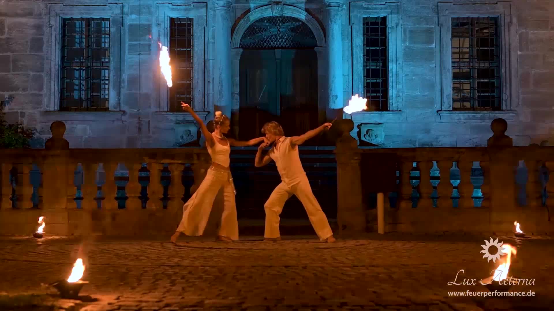 Feuershow Lux Aeterna Duett